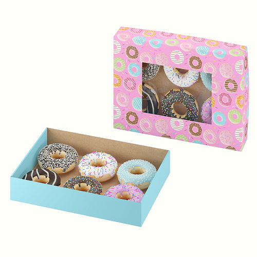 Custom donuts boxes